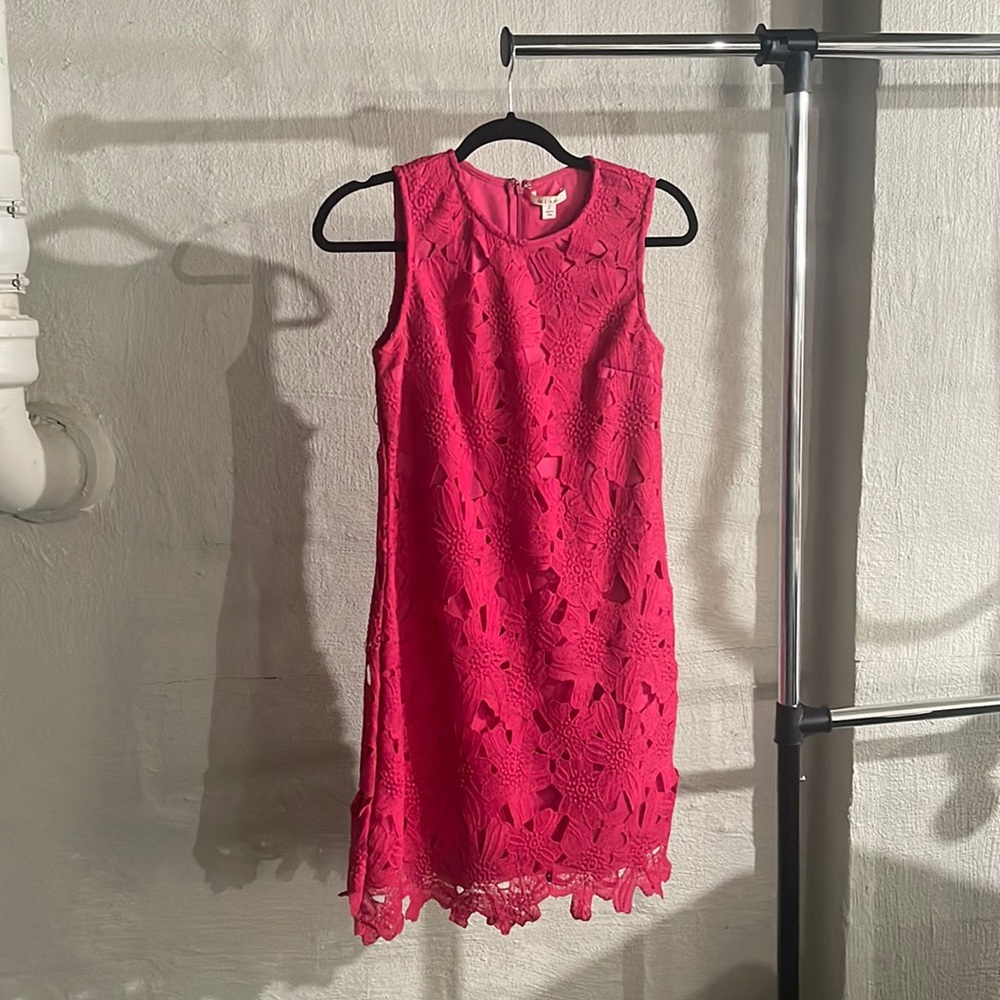 Pink Lace Cocktail Dress